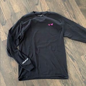 Yungblud HFTUY black, long sleeve shirt Size M